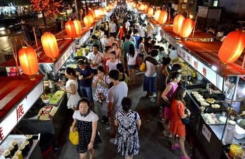 石家庄夜市爆料微信视频,现场实拍，美食与热闹并存